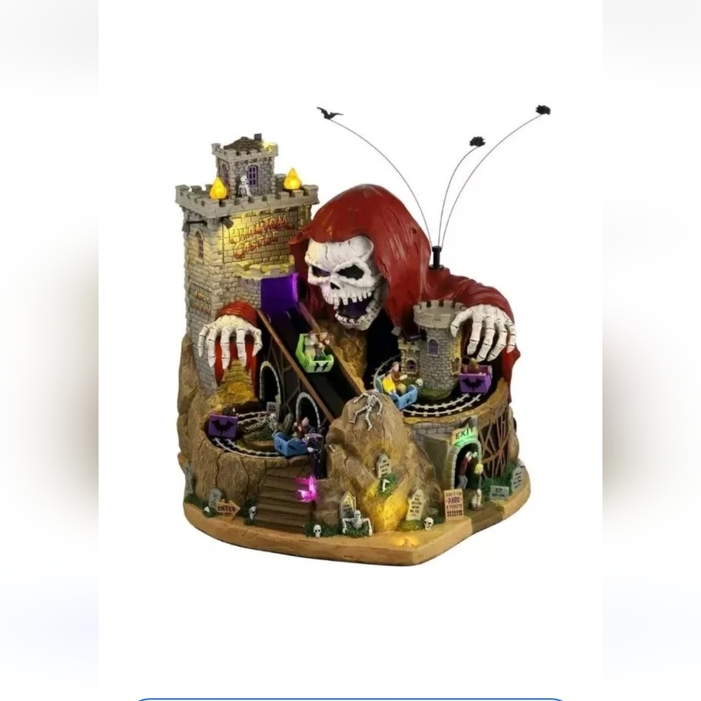 Incomplete Lemax Spooky Town Phantom Castle Halloween Decoration  #45216